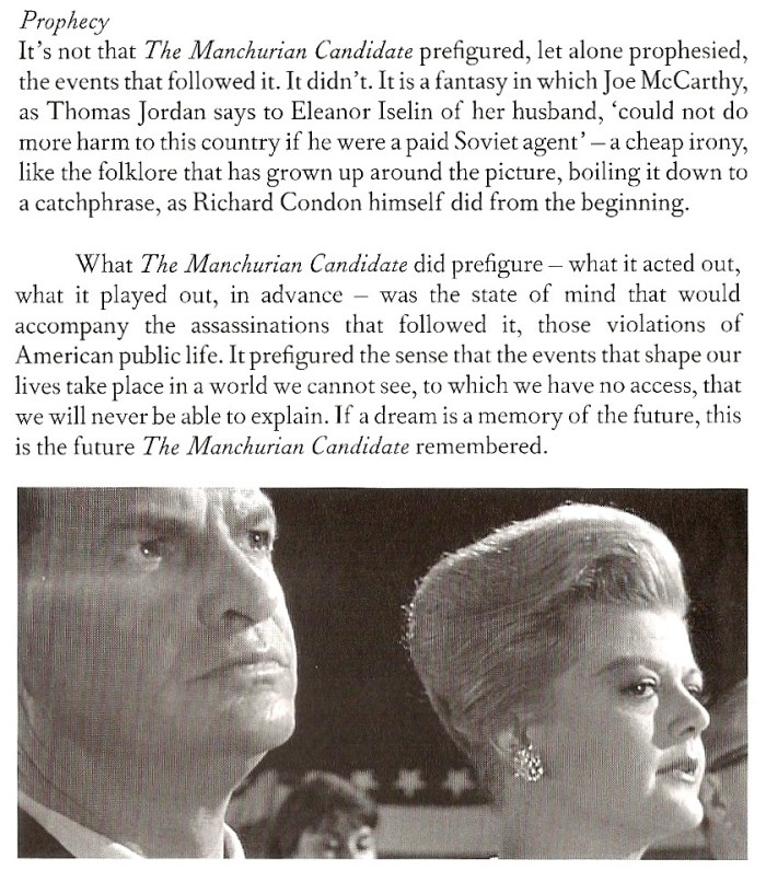 From 'The Manchurian Candidate,' BFI Film Classics, 2002