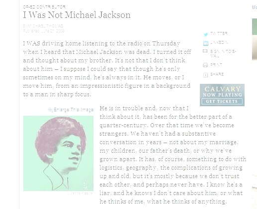 Michael Jackson NYTimes
