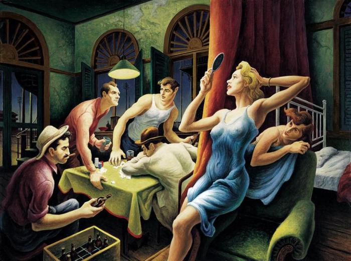 Thomas-Hart-Benton-Poker-Night-from-A-Streetcar-Named-Desire-1948