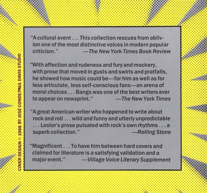 Introduction to Lester Bangs’s ‘Psychotic Reactions and Carburetor Dung